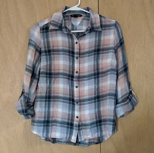 Zac & Rachel soft flannel button down